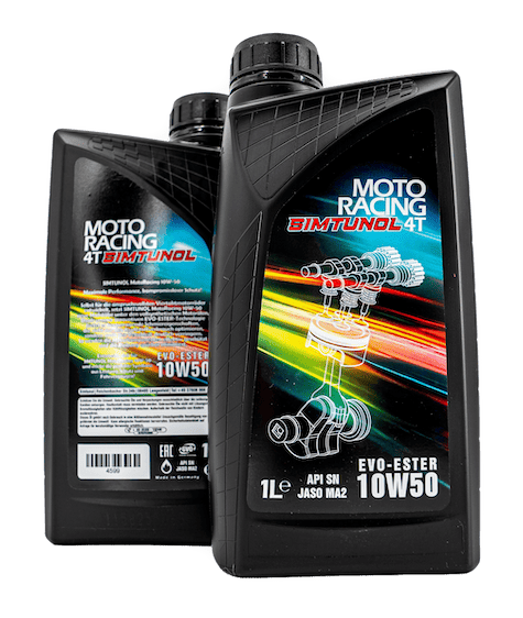 Zwei Flaschen Simtunol MotoRacing 10W-50