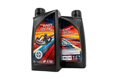 Zwei Flaschen Simtunol Kart Racing
